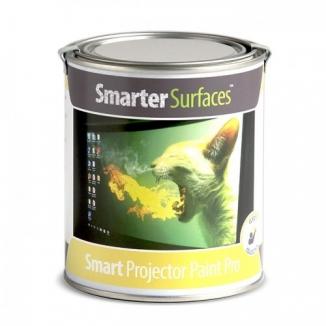 Краска-экран под проектор профессиональная Smarter Surfaces на 6 м. кв.