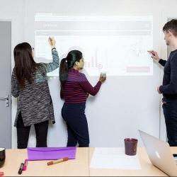 Маркерные обои 2в1: маркерные и под проектор Smarter Surfaces 120 см